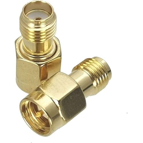 10Pcs Adapter SMA Female Jack to SMA Male plug RF Coaxial Connector High Quanlity For Radio Antenna