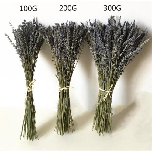 100g Dried flowers wedding bouquets pure natural lavender flower bunch for home decor