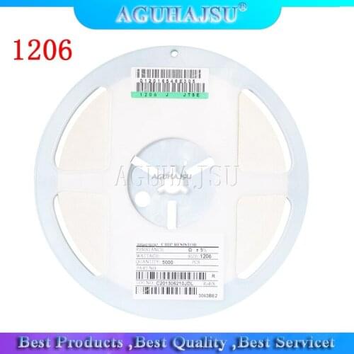 100PCS 1206 SMD Resistor 1% 3.3K ohm chip resistor 0.25W 1/4W 3K3 332