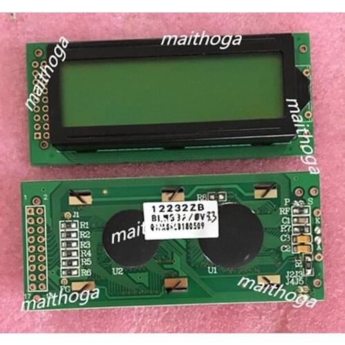 18PIN 12232 LCD Graphic Module with Chinese Font ST7920 Controller 3.3V 5V Blue/Yellow Green/Grey Backlight