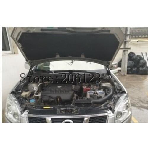 FIT FOR Nissan Qashqai J10 2008 2009 2010 2011 2012 2013 ACCESSORIES CAR BONNET HOOD GAS SHOCK STRUT LIFT SUPPORT CAR STYLING