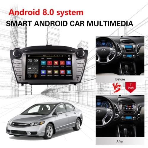 Android 8.0 Octa Core Car Radio Stereo GPS Navigation For Hyundai Tucson IX35 2009 2010 2011 2012 2013 2014 Bluetooth WIFI 3G