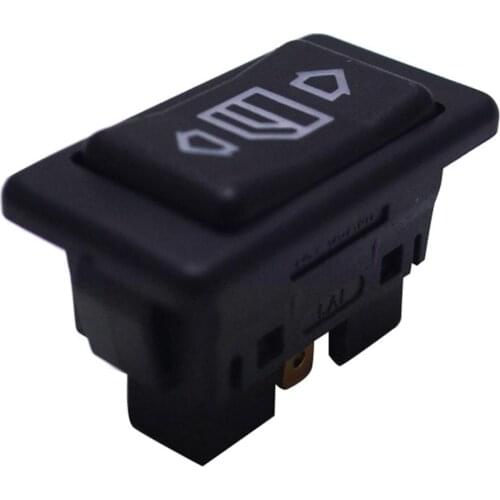 1PC/Packs 12V/24V 20A 6-pin Black Car Power Window Switch With Plastic Lamp Electronic Components Universal For Cars