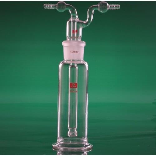 250ml borosilicate Gas washing bottles resist high temperature Porous gas bottle laboratory glassware