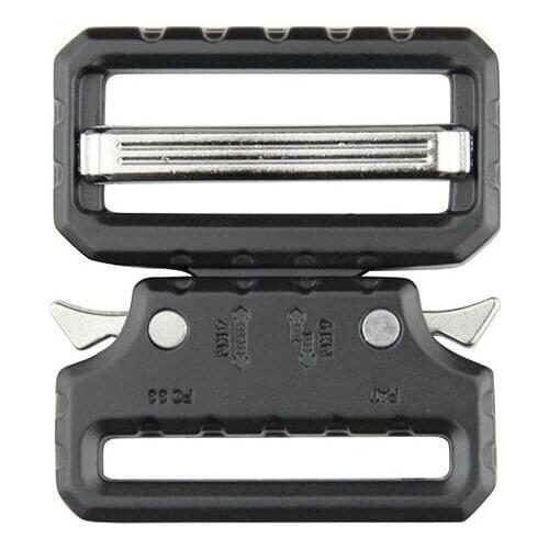IWOWN 33mm Alloy Quick Side Release Buckle Mens Outdoor Tactical Belt Buckles Head DIY Clothes Webbing Strap Outdoors Accessory