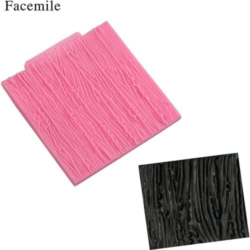 1PCS Tree Bark Line Texture Stripe Fondant Cake Mold Food Grade Silicone Cake Mold for Kitchen Baking Decoration Tool