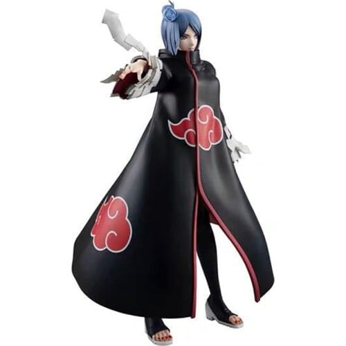 KO MH GEM Naruto Shippuden Anime Model Akatsuki Angel Konan Action Figure PVCStatue Collectible Toy Desktop Decoration Figma
