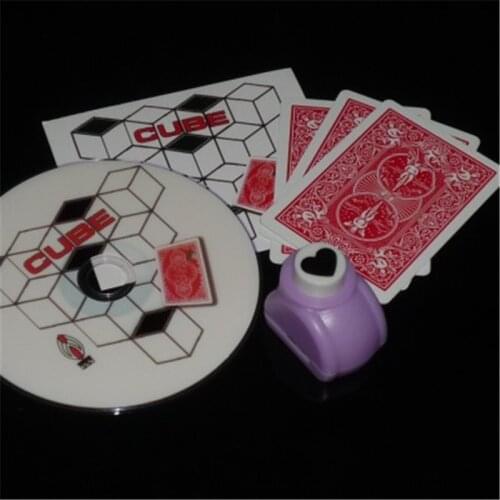 Cube By Shoot Ogawa (DVD And Gimmick) - Card Magic Magic Tricks Props Mentalism Close Up Magic Illusions Accessories