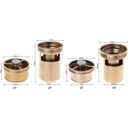 Brass Floor Drain Deodorant Valve Odor-resistant Drain Core Bathroom Accessories L4MB