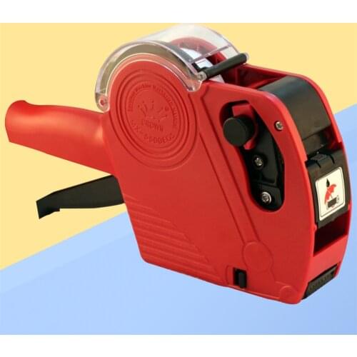 8 Digits Pricemarker Price Marker Labeller Sticker for Home Office Small Business Market or Personal Use (Red)