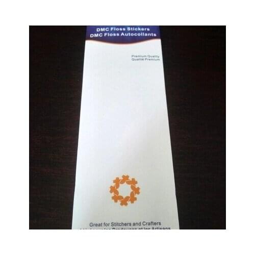 Oneroom New Sticker With Color Number Of DMC Thread Embroidery Cross Stitch Floss Thread Tool Accessory 1set