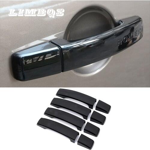 Car door handle cover stickers fit for Land rover Discovery 4 chrome trim case Prevent scratches car sticker helm 4pcs shell