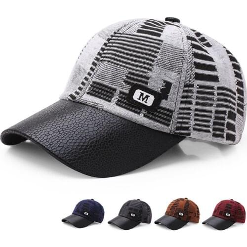 New adult men casual cotton baseball caps Autumn winter women cotton Ripped snapback hats Trucker gorros Dad