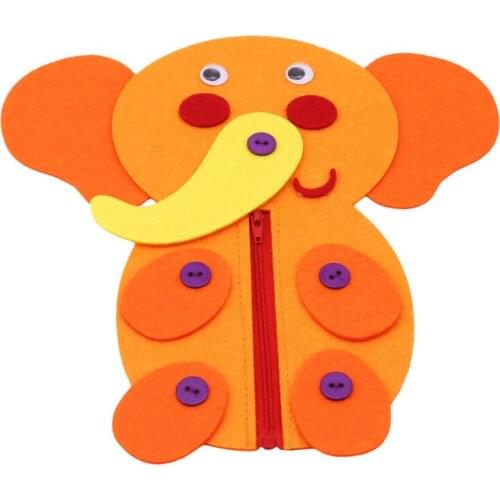 Montessori Teaching Math Toys Hand Zipper Button Teaching Kindergarten Manual Diy Weave Cloth Early Learning Education Toys