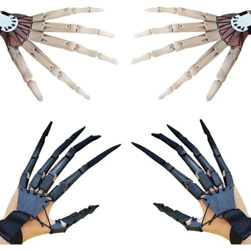 Halloween Articulated Fingers, 3D Printed Articulated Finger Extensions