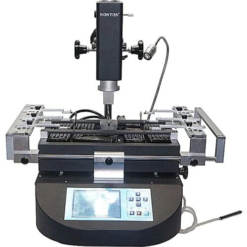 HONTON R490 three temperature zones hot air BGA rework station for phone motherboard chip repair 220V 110V