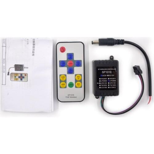 RF Wireless Remote Control RGB Controller for WS2811, WS2801, TM1804, TM1809, UCS1903, APA104, LPD6803 RGB Led Strip