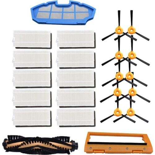 Hepa Filter Roll Brush Primary Filter Mop for Ecovacs Deebot N79S N79 for CONGA EXCELLENCE 990 Brush Cover