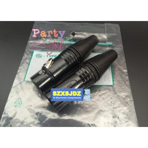 Versão atualizada 20 pçs/lote 10 pces nc3mxx & 10 pces nc3fxx para neutrik macho e fêmea um conjunto de 3 pinos xlr conector com