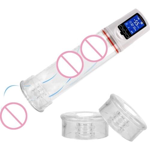 VATINE Erection Penis Enlarger Vacuum Pump Automatic Penis Enlargement Electric Penis Pump Penis Extender Sex Toys for Men
