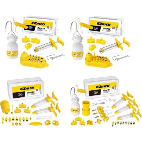 All In One Hydraulic Brake Oil Bleed Kits Bicycle Seatpost Syringe Maintain