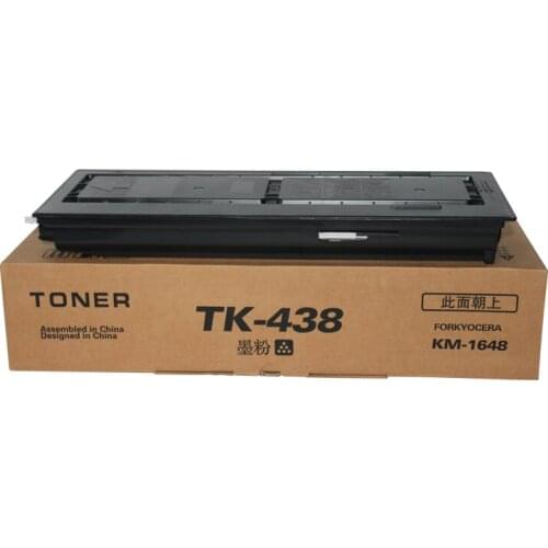 High quality! black compatible toner cartridge TK-438 use for Kyoceras KM-1648