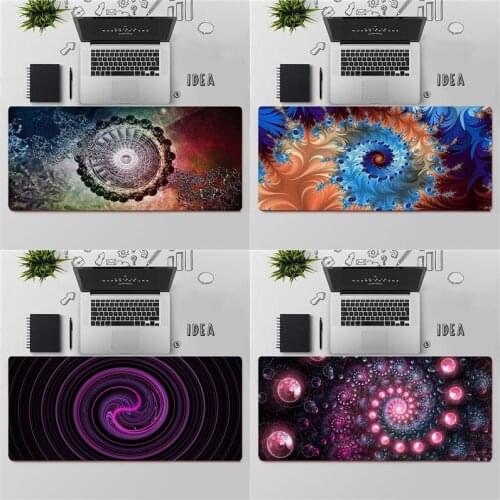 YNDFCNB Top Quality Spiral Circles DIY Design Pattern Game mousepad Free Shipping Large Mouse Pad Keyboards Mat
