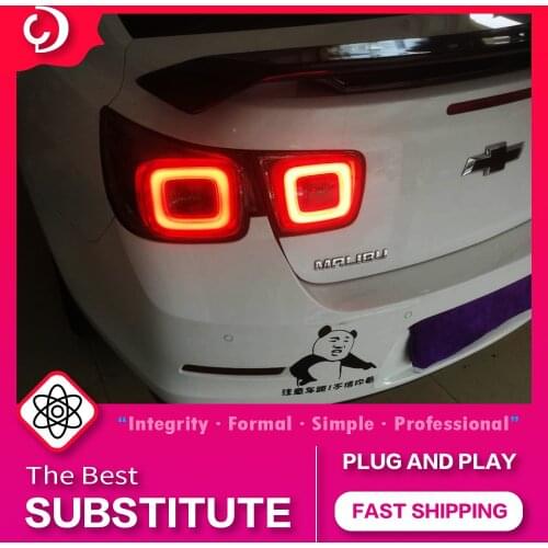 AKD Car Styling Taillights for Chevrolet Malibu 2012- 2015 LED Tail Light DRL Tail Lamp Turn Signal Rear Reverse Brake