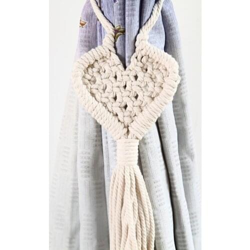 Macrame Curtain Strap Nordic Wind Cotton Rope Hand-Woven Curtains Curtain Straps Bohemian Decoration Hotel Curtains Tie Rope