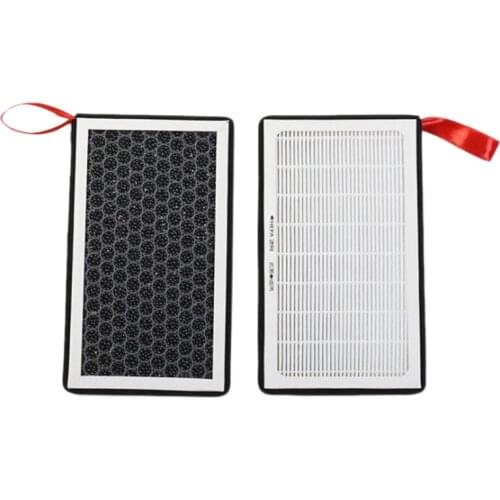 2 Pc Conditioning Inlet Filter External Filter Elements Auto Parts Activated Carbon for Tesla Model 3/Y 2021 Air Filters