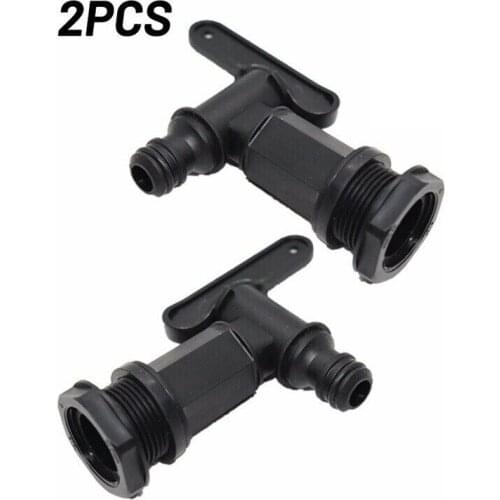 2Pcs 3/4Inch Garden IBC Tank Container Barrel Joint Faucet Connection Adapter For Rainwater Tanks IBC containers