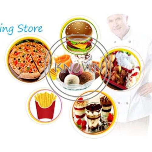 3.2m long 4 wheels ice cream food cart Mobile business commercial truck food vending cart