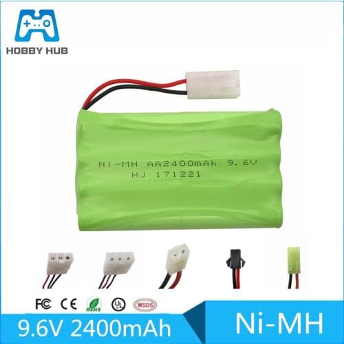 9.6 V 2400mAh Remote Control Toys Electric toy security facilities electric toy AA battery battery group Tamiya Plug