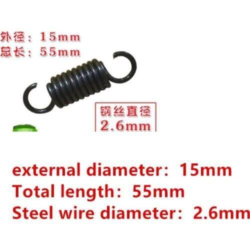 For tyre spring car tire changer tire changer accessories, external diameter 15mm, Total length 55mm, Steel wire diameter 2.6mm