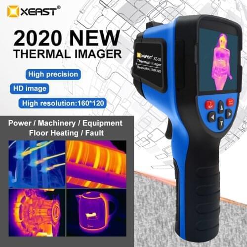 Fast delivery XEAST 3.5-Inch Large Screen Infrared Handheld Thermal Camera HD Image XE-31 160*120 / XE-32 220*160