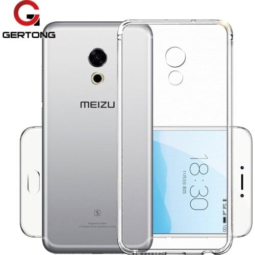 GerTong Transparent Case For Meizu M6 M5 M3 M2 Note M5S M5C Pro 6 7 Plus M3S Mini U10 U20 MX6 Silicone TPU Phone Bags Case Armor