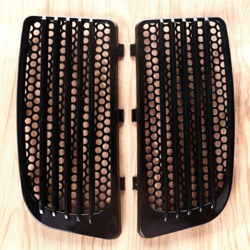 Black Radiator Grills&Screens For Harley 2014-2019 Touring Electra Street Glide Road King FLHX FLH/T FLHR Twin Cooled