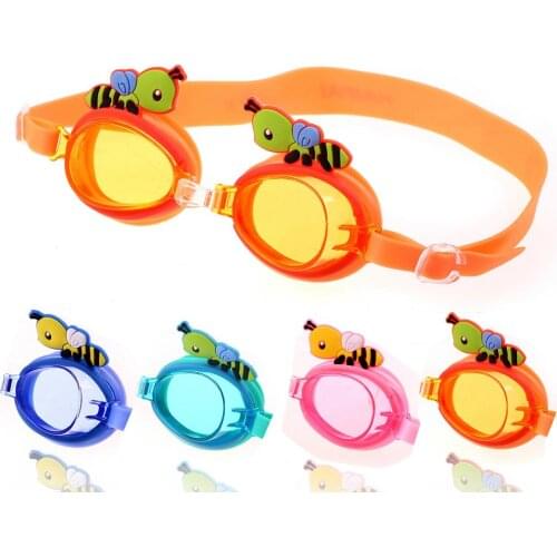 Water Sports Kids Children Anti-UV Swimming Goggles Cartoon Bee Glasses Anti-fog Swimming Accessories