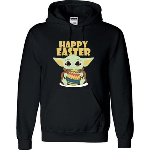 Child Baby Cosplay Yodao Costume Print Hoodie Pullover Black Cotton Hooded Sweatshirt For Adult children summer t short clothes