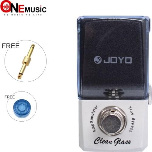 Joyo JF-307 Clean Glass Amp Simulator California Sound Effect pedal Ironman with Gold connector and MOOER knob
