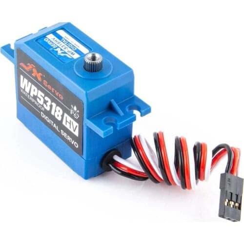 JX servo WP5818HV 18KG 8.4V IP67 Waterproof Metal Gear Servo1/8 1/10 RC car boat Buggy Crawler TRX-4 baja SCX10 D90 SW0231MG