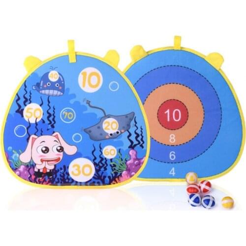Sticky Balls Target Dart Board Set Parent Child Game Interactive Toy Kids Gift