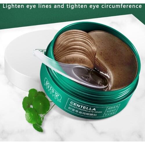 Centella Asiatica Extract Mask Natural Moisturizing Gel Eye Patches Remove Dark Circles Anti Age Bag Eye Wrinkle Skin Care