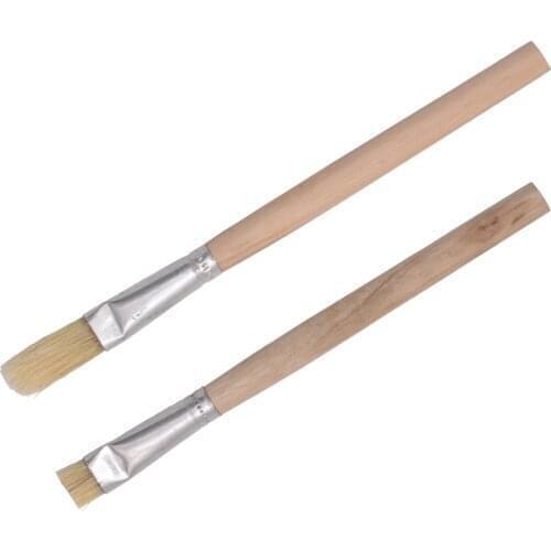 Soft / Hard Pig Hair Brushes Phone Computer Mainboard Dust Cleaning Brush for GBA Paste Flux PCB Barbecue