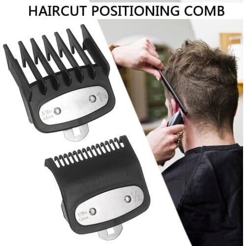 For Wahl Hair Clipper Guide Comb Cutting Limit Combs 2pcs Set Standard Guards Attach Parts Electric Clippers Accessories