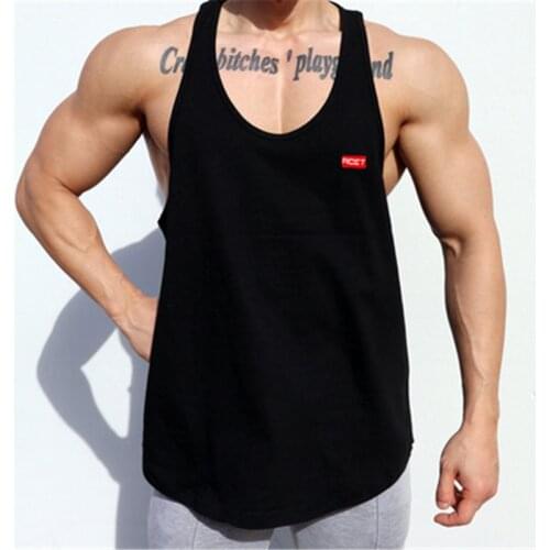 2021 New gym tank top fitness clothing vest sleeveless Casual Loose Fitness Tank Tops Muscle Shirts Undershirts Mens tank tops