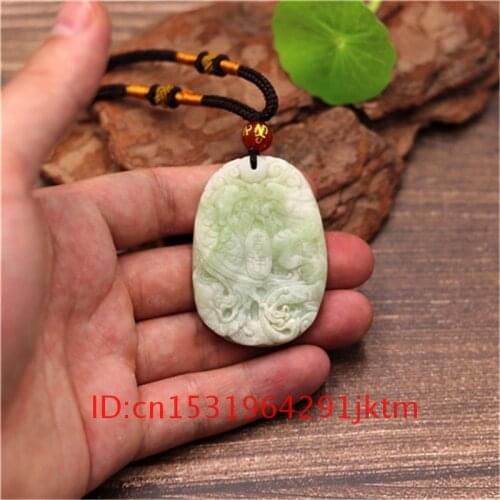 Natural Amulet Jade Pendant White Charm Chinese Jewelry Men Dragon for Phoenix Fashion Gifts Carved Necklace Accessories