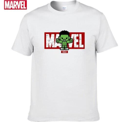 Marvel The Avengers Hulk T-shirt Comfortable Breathable 100% cotton Fashion clothes for teens Summer Tops Mens shirt #151