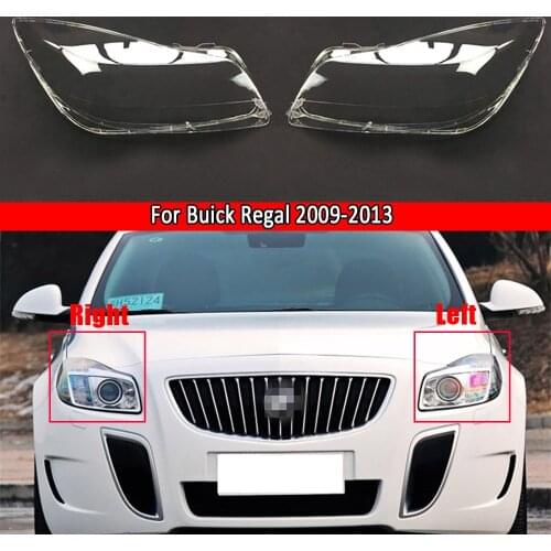 Car Headlamp Lens Replacement Auto Shell Transparent Lampshade Bright For Buick Regal 2009 2010 2011 2012 2013 Headlight Cover
