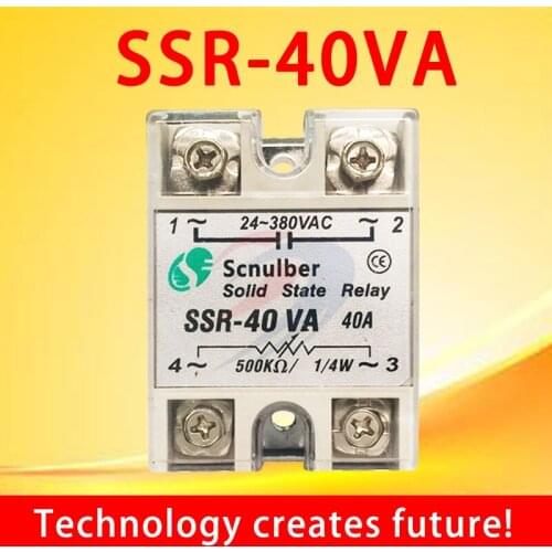 SSR -40VA VR To AC 40A Solid State Voltage Regulator SSVR Scnulber